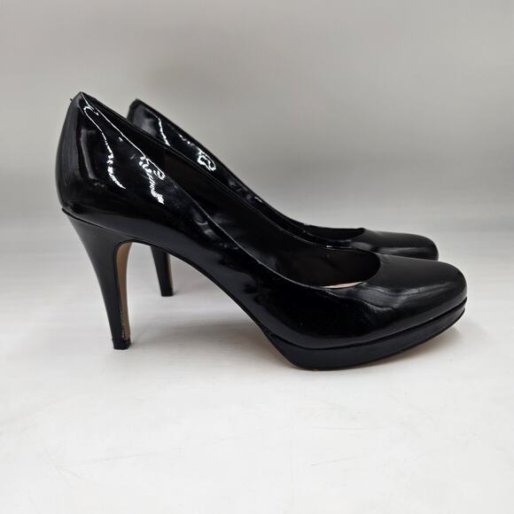 VINCE CAMUTO Patent Leather Heel Platform Women’s Shoes Size 9.5 Stilettos - Picture 1 of 7